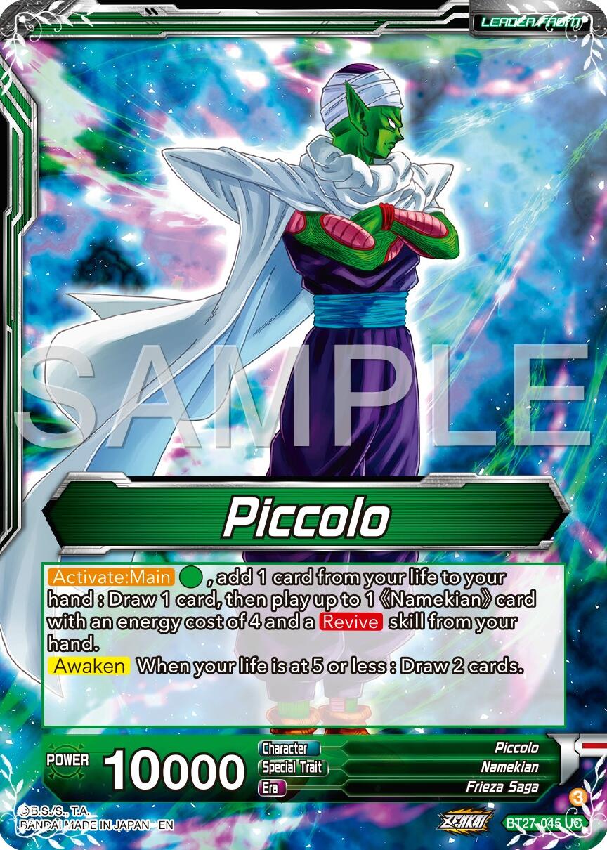 Piccolo // Piccolo, Brotherhood Bands (BT27-045) [History of Z] | The Time Vault CA