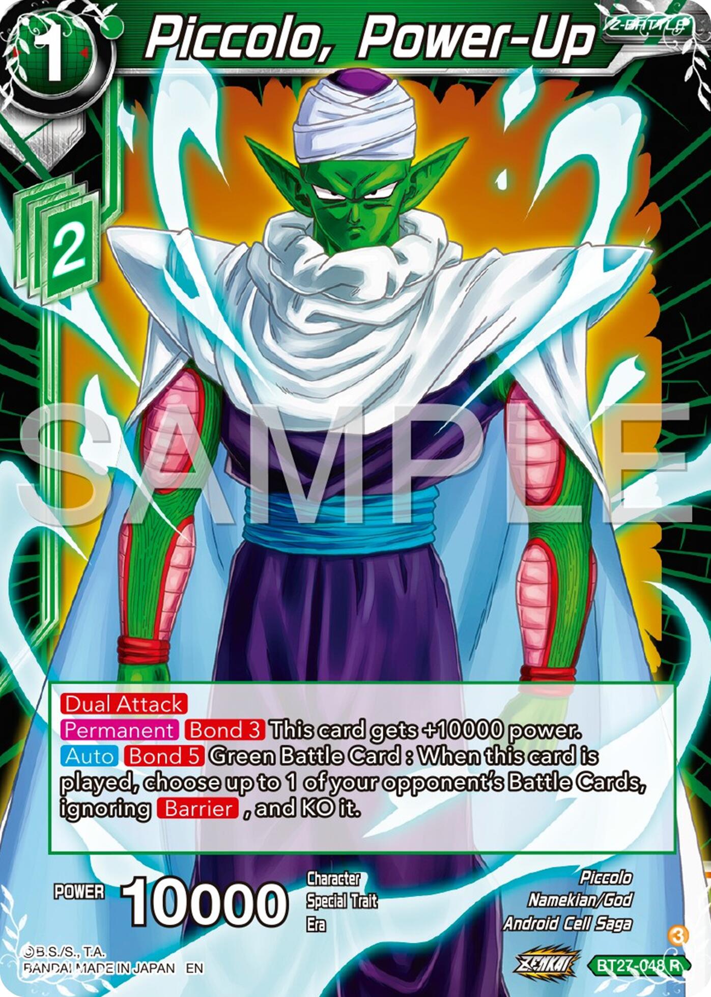 Piccolo, Power-Up (BT27-048) [History of Z] | The Time Vault CA