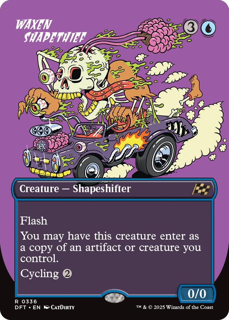 Waxen Shapethief (Borderless) [Aetherdrift] | The Time Vault CA
