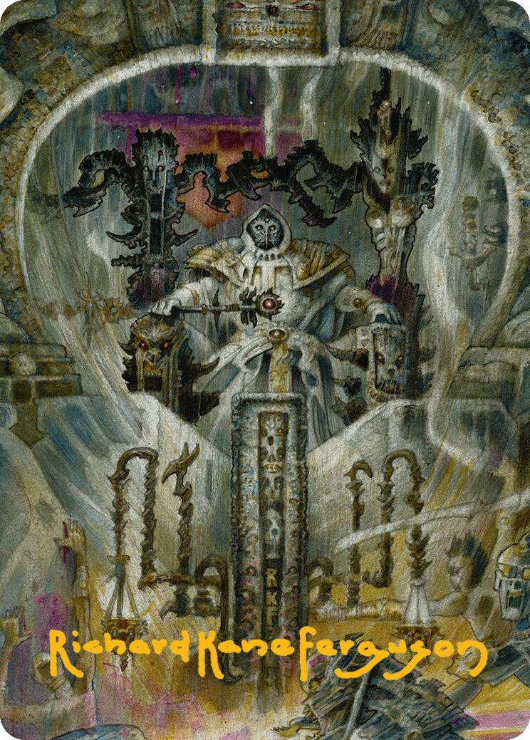 Gonti, Night Minister Art Card (Gold-Stamped Signature) [Aetherdrift Art Series] | The Time Vault CA