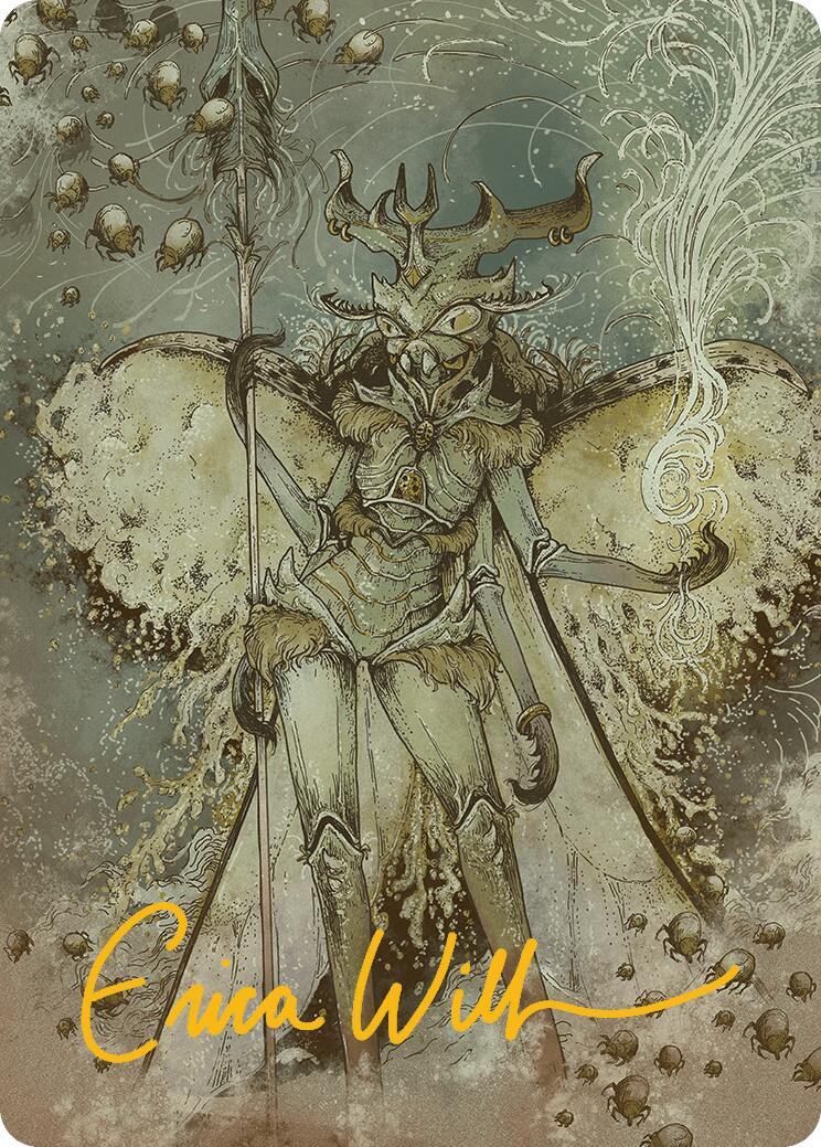 Aatchik, Emerald Radian Art Card (6/54) (Gold-Stamped Signature) [Aetherdrift Art Series] | The Time Vault CA