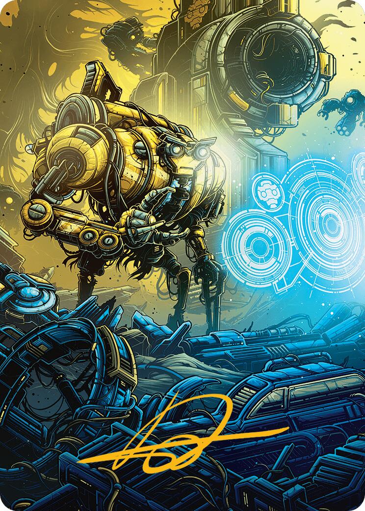 Mendicant Core, Guidelight Art Card (1/54) (Gold-Stamped Signature) [Aetherdrift Art Series] | The Time Vault CA