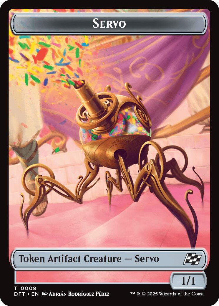 Servo // Thopter (0009) Double-Sided Token [Aetherdrift Tokens] | The Time Vault CA