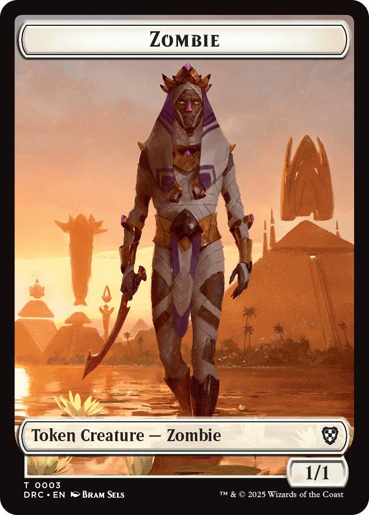 Champion of Wits // Zombie (0003) Double-Sided Token [Aetherdrift Tokens] | The Time Vault CA