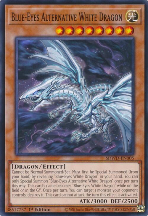 Blue-Eyes Alternative White Dragon [SDWD-EN005] Common | The Time Vault CA
