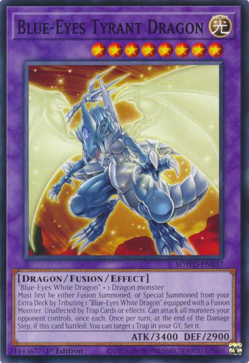 Blue-Eyes Tyrant Dragon [SDWD-EN037] Common | The Time Vault CA
