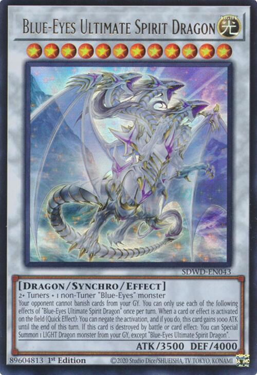 Blue-Eyes Ultimate Spirit Dragon [SDWD-EN043] Ultra Rare | The Time Vault CA