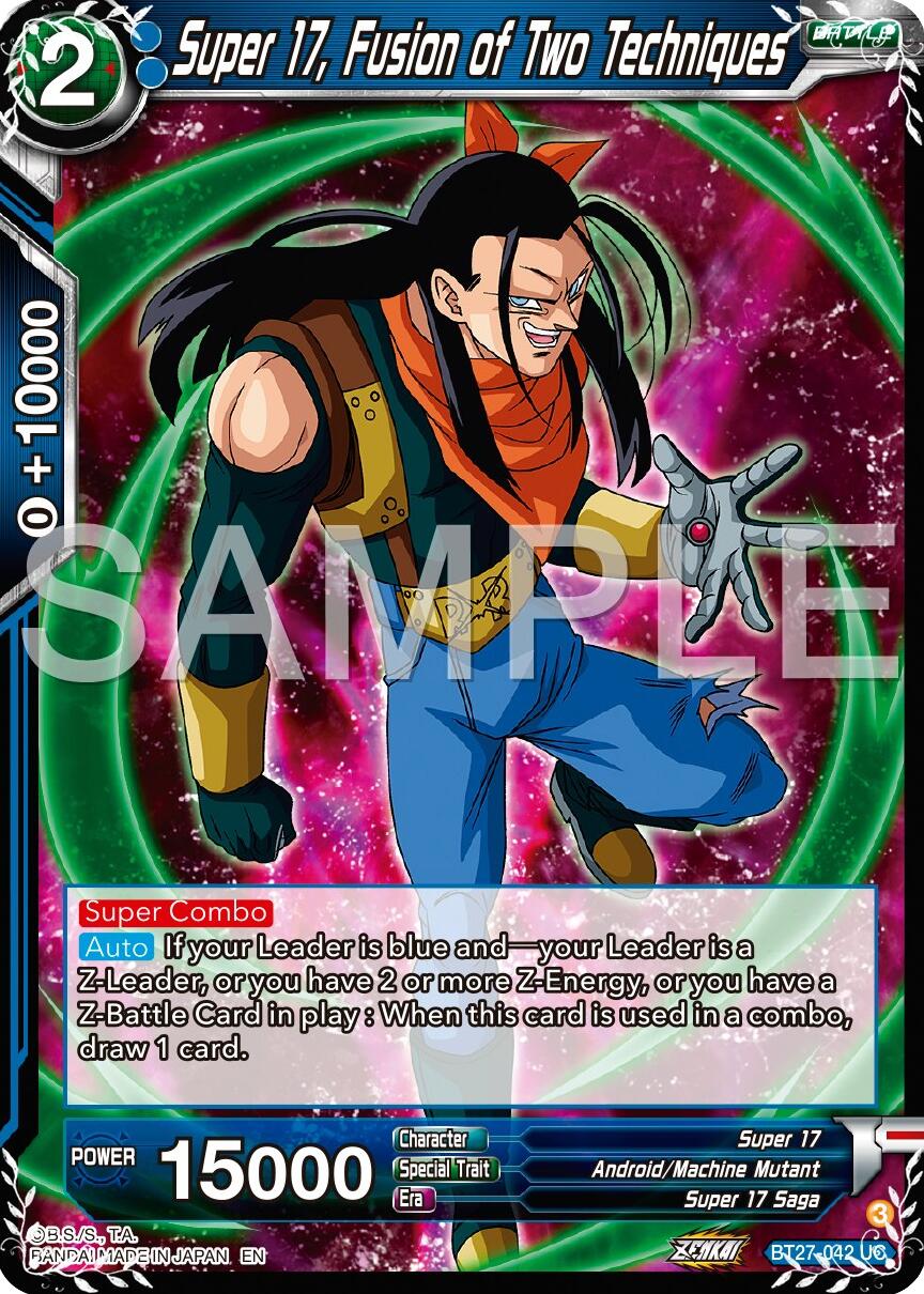 Super 17, Fusion of Two Techniques (BT27-042) [History of Z] | The Time Vault CA