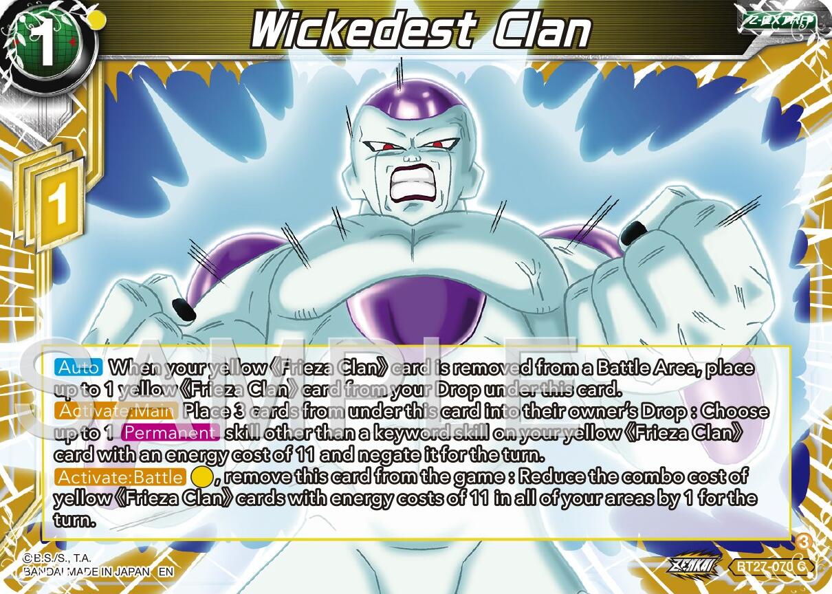 Wickedest Clan (BT27-070) [History of Z] | The Time Vault CA