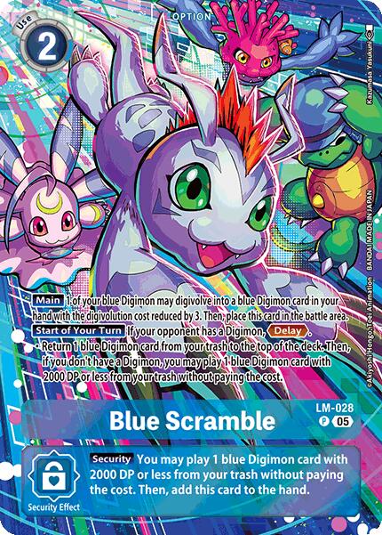 Blue Scramble [LM-028] (Alternate Art) [Starter Deck: Protector of Light] | The Time Vault CA