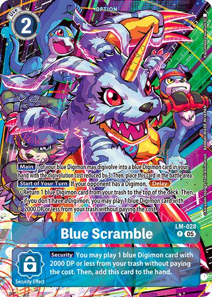 Blue Scramble [LM-028] (Alternate Art) [Starter Deck: Hero of Hope] | The Time Vault CA