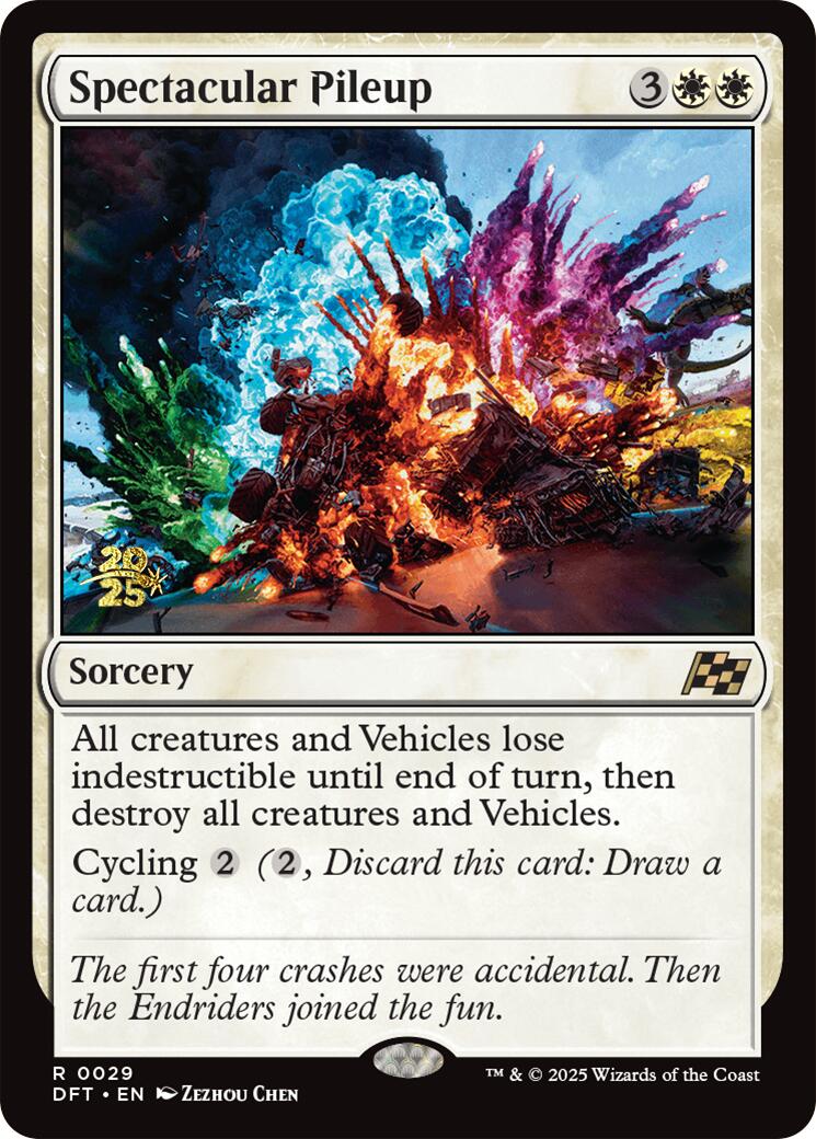 Spectacular Pileup [Aetherdrift Prerelease Promos] | The Time Vault CA