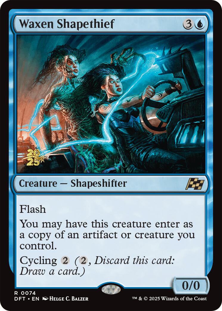 Waxen Shapethief [Aetherdrift Prerelease Promos] | The Time Vault CA