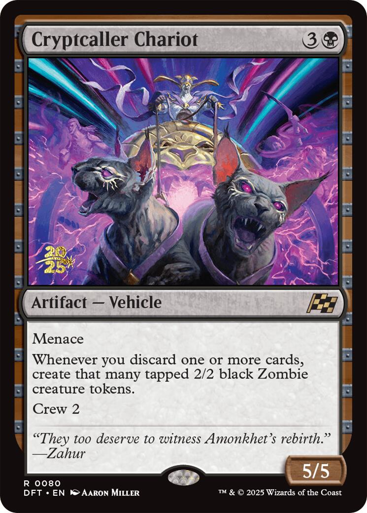 Cryptcaller Chariot [Aetherdrift Prerelease Promos] | The Time Vault CA