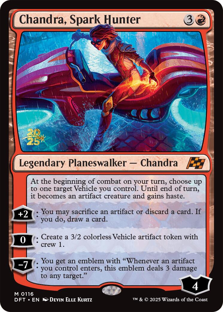 Chandra, Spark Hunter [Aetherdrift Prerelease Promos] | The Time Vault CA