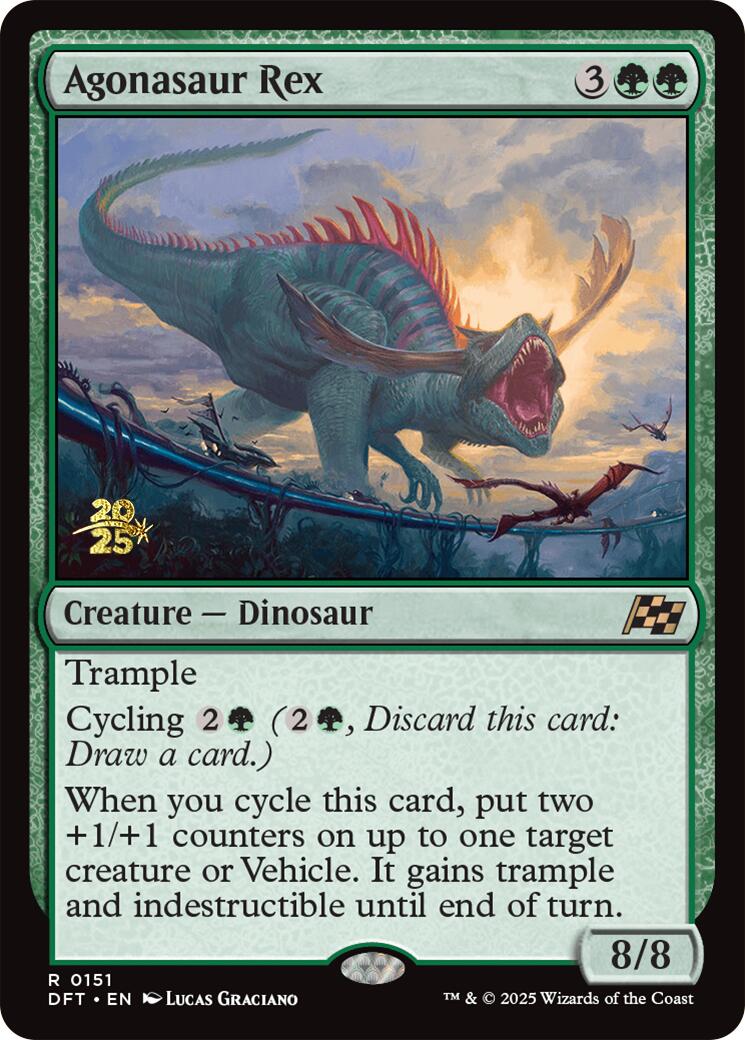 Agonasaur Rex [Aetherdrift Prerelease Promos] | The Time Vault CA