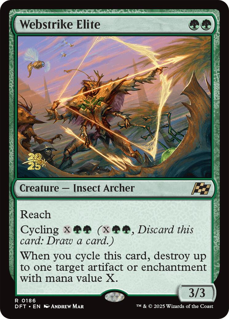 Webstrike Elite [Aetherdrift Prerelease Promos] | The Time Vault CA