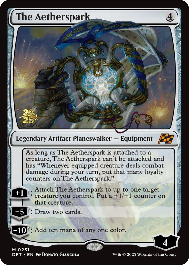 The Aetherspark [Aetherdrift Prerelease Promos] | The Time Vault CA