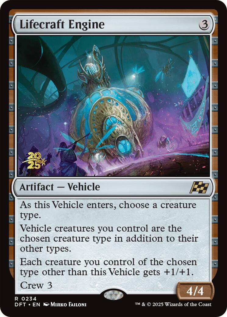 Lifecraft Engine [Aetherdrift Prerelease Promos] | The Time Vault CA