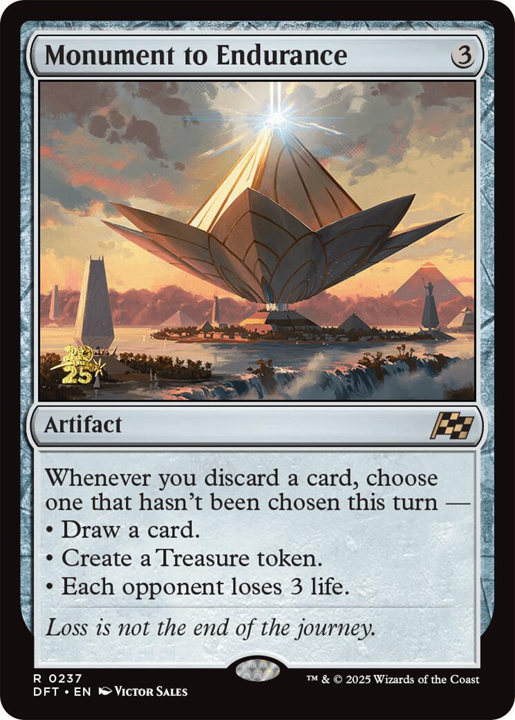 Monument to Endurance [Aetherdrift Prerelease Promos] | The Time Vault CA