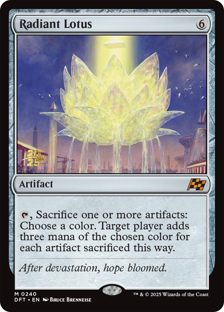 Radiant Lotus [Aetherdrift Prerelease Promos] | The Time Vault CA