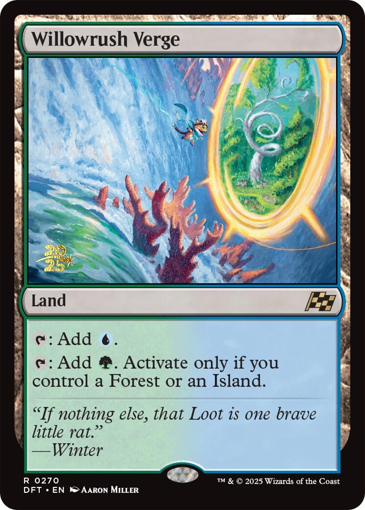 Willowrush Verge [Aetherdrift Prerelease Promos] | The Time Vault CA