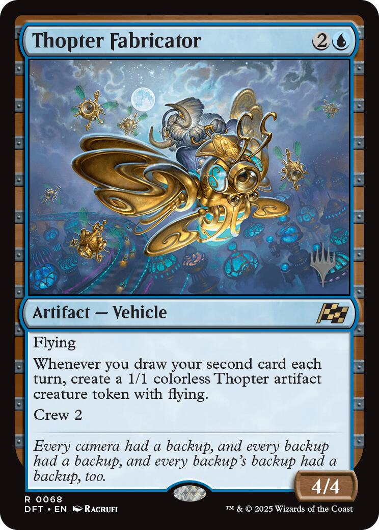 Thopter Fabricator [Aetherdrift Promos] | The Time Vault CA