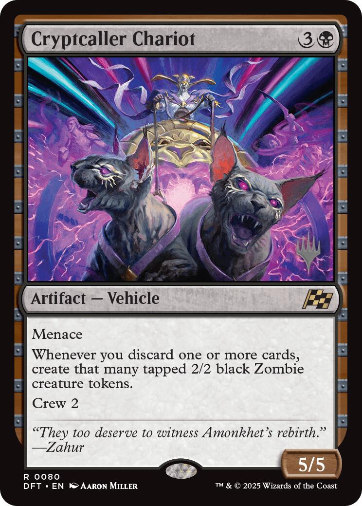 Cryptcaller Chariot [Aetherdrift Promos] | The Time Vault CA