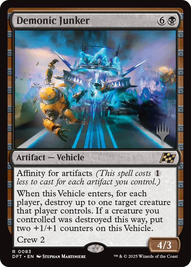 Demonic Junker [Aetherdrift Promos] | The Time Vault CA