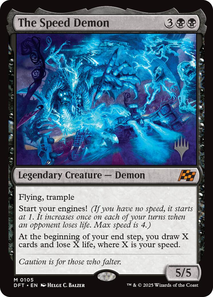The Speed Demon (Promo Pack) [Aetherdrift Promos] | The Time Vault CA