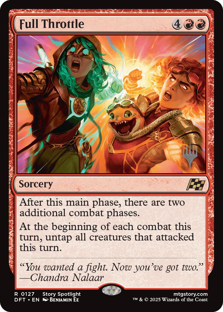 Full Throttle (Promo Pack) [Aetherdrift Promos] | The Time Vault CA