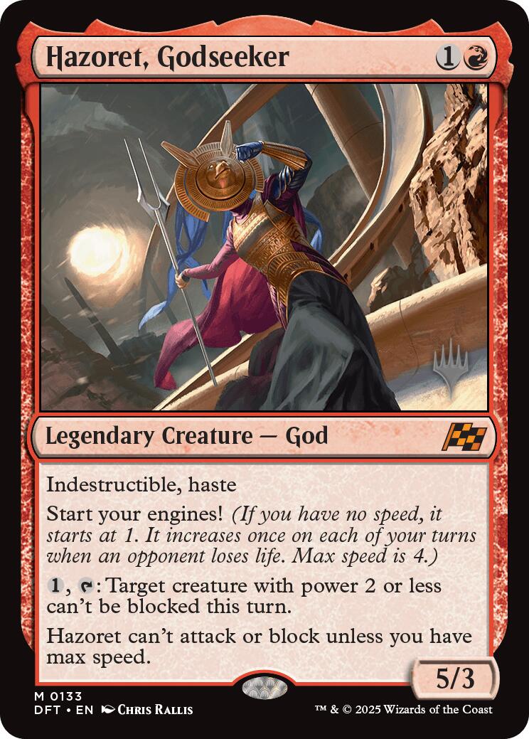 Hazoret, Godseeker (Promo Pack) [Aetherdrift Promos] | The Time Vault CA
