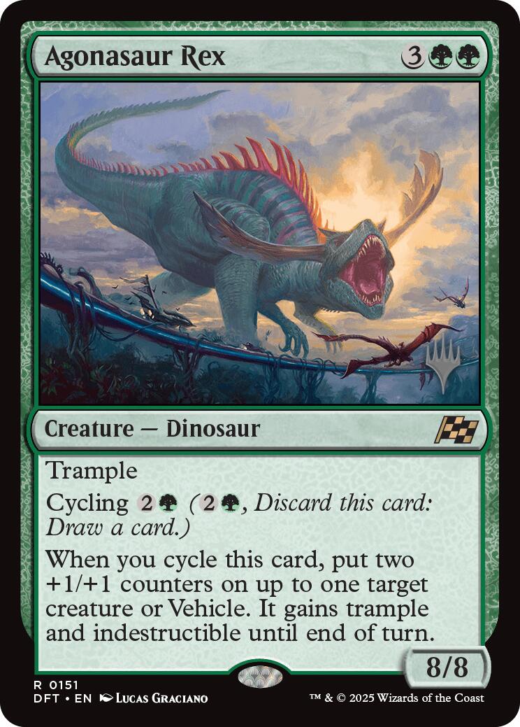 Agonasaur Rex [Aetherdrift Promos] | The Time Vault CA