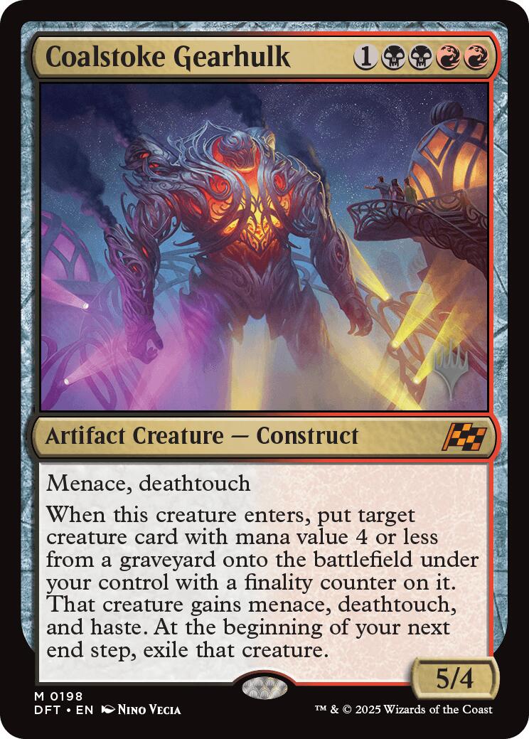 Coalstoke Gearhulk (Promo Pack) [Aetherdrift Promos] | The Time Vault CA