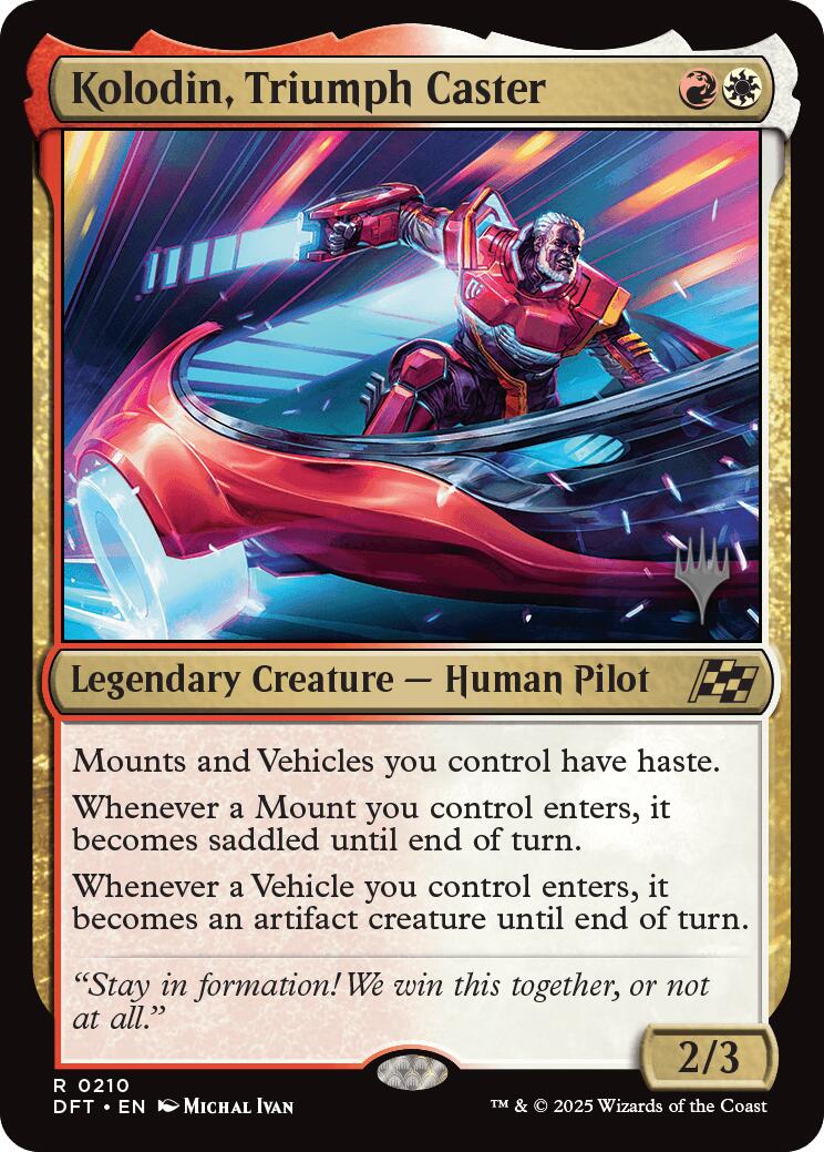 Kolodin, Triumph Caster [Aetherdrift Promos] | The Time Vault CA