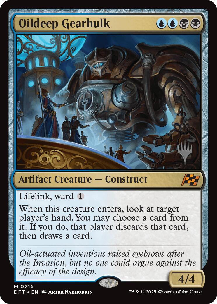 Oildeep Gearhulk (Promo Pack) [Aetherdrift Promos] | The Time Vault CA