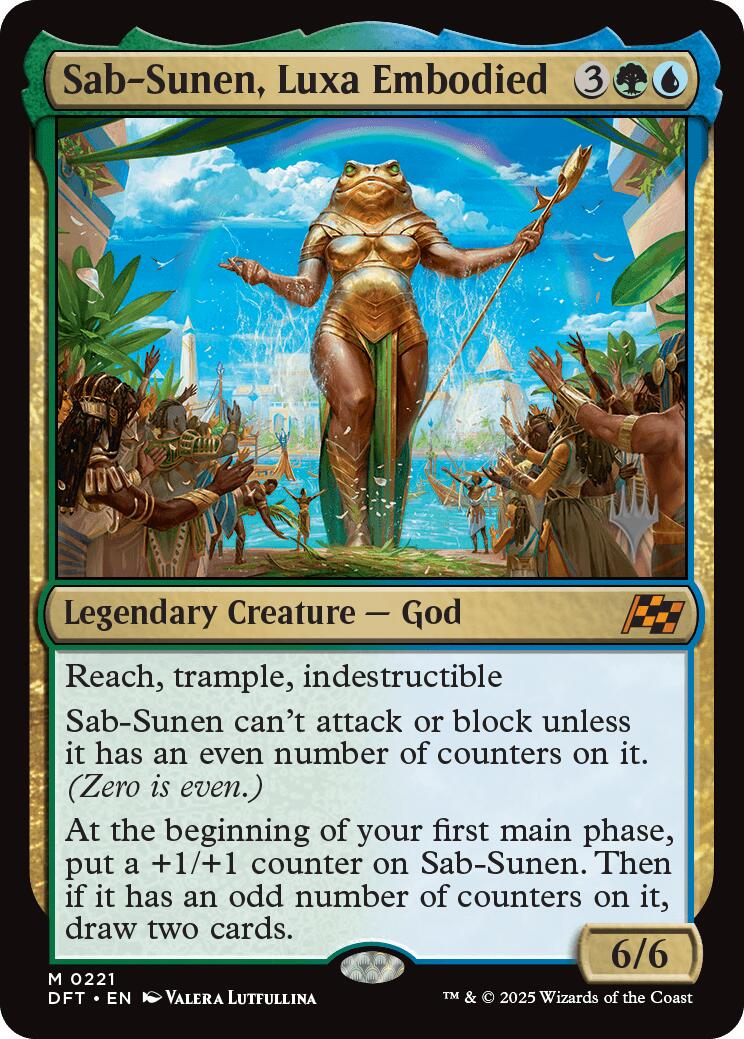 Sab-Sunen, Luxa Embodied [Aetherdrift Promos] | The Time Vault CA