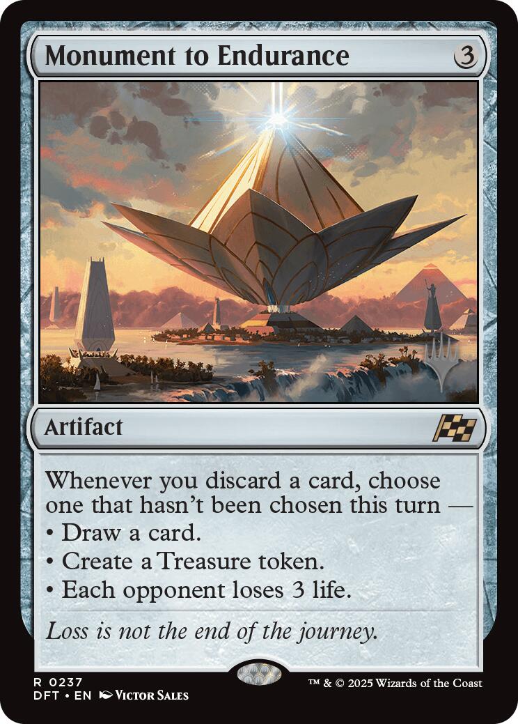 Monument to Endurance [Aetherdrift Promos] | The Time Vault CA