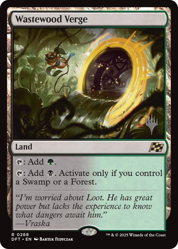 Wastewood Verge (Promo Pack) [Aetherdrift Promos] | The Time Vault CA