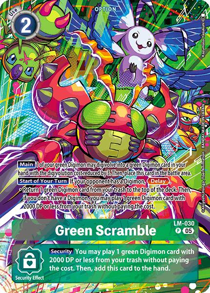 Green Scramble [LM-030] (Alternate Art) [Starter Deck: Protector of Light] | The Time Vault CA