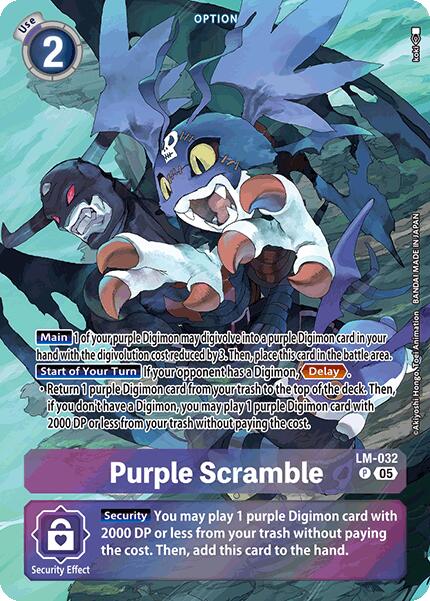 Purple Scramble [LM-032] (Alternate Art) [Starter Deck: Hero of Hope] | The Time Vault CA