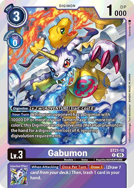 Gabumon [ST21-10] [Starter Deck: Hero of Hope] | The Time Vault CA