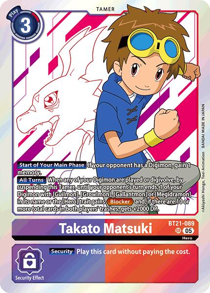 Takato Matsuki [BT21-089] [World Convergence] | The Time Vault CA