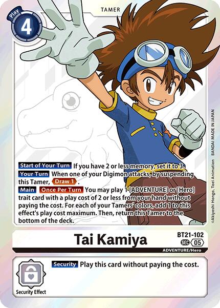 Tai Kamiya [BT21-102] [World Convergence] | The Time Vault CA