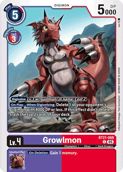 Grolwmon [BT21-068] [World Convergence] | The Time Vault CA