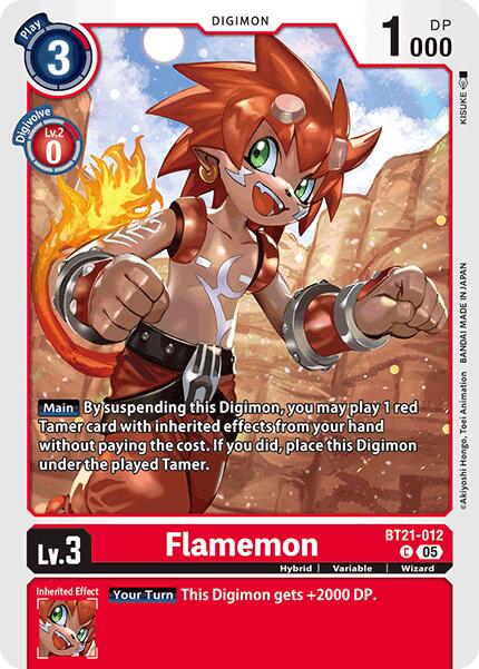 Flamemon [BT21-012] [World Convergence] | The Time Vault CA