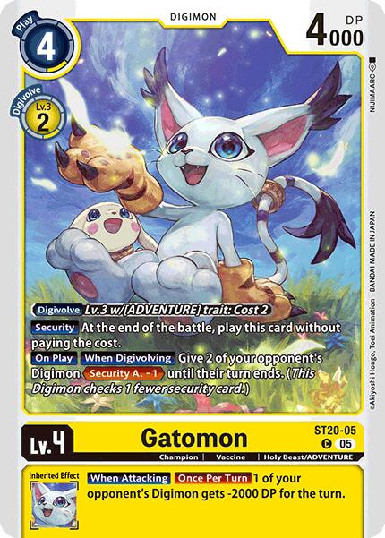 Gatomon [ST20-05] [Starter Deck: Protector of Light] | The Time Vault CA
