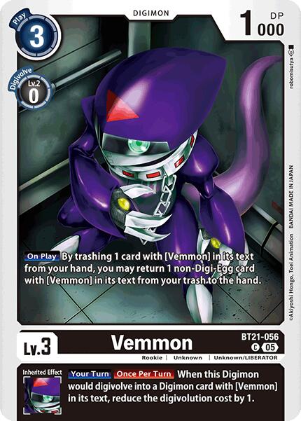 Vemmon [BT21-056] [World Convergence] | The Time Vault CA