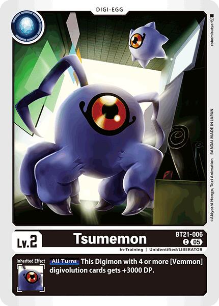 Tsumemon [BT21-006] [World Convergence] | The Time Vault CA