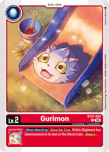 Gurimon [BT21-002] [World Convergence] | The Time Vault CA
